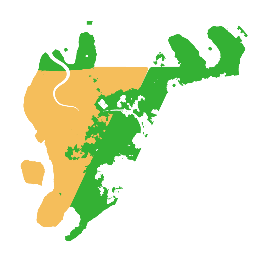 Biome Rust Map: Procedural Map, Size: 3000, Seed: 23732788