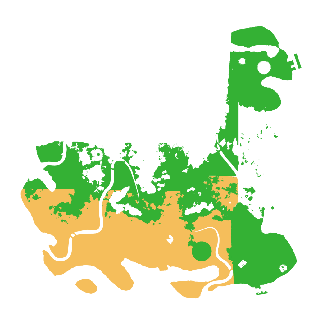 Biome Rust Map: Procedural Map, Size: 4250, Seed: 50002