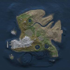 Thumbnail Rust Map: Procedural Map, Size: 2300, Seed: 95171940, 7 Monuments