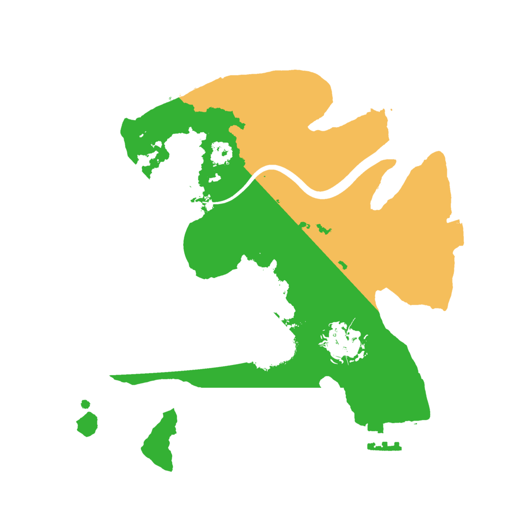 Biome Rust Map: Procedural Map, Size: 2300, Seed: 95171940