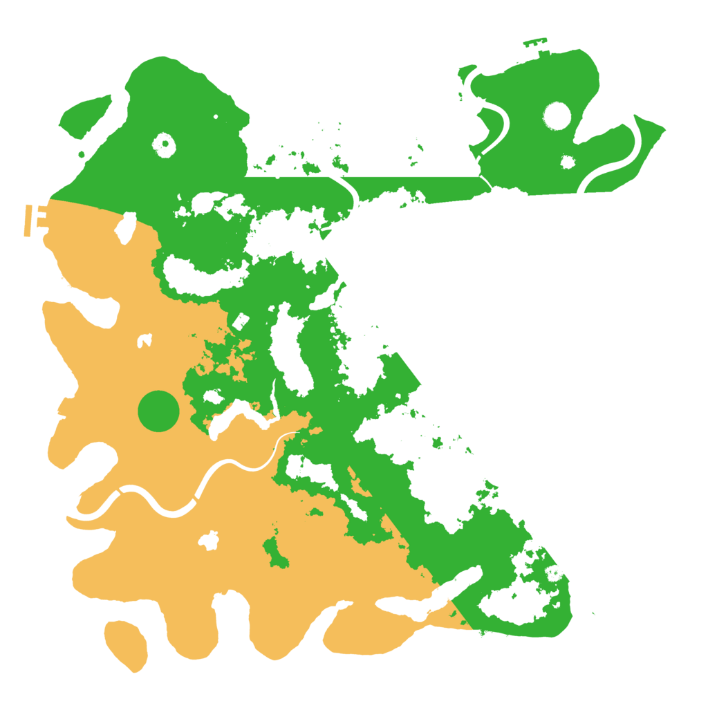 Biome Rust Map: Procedural Map, Size: 4500, Seed: 67732247