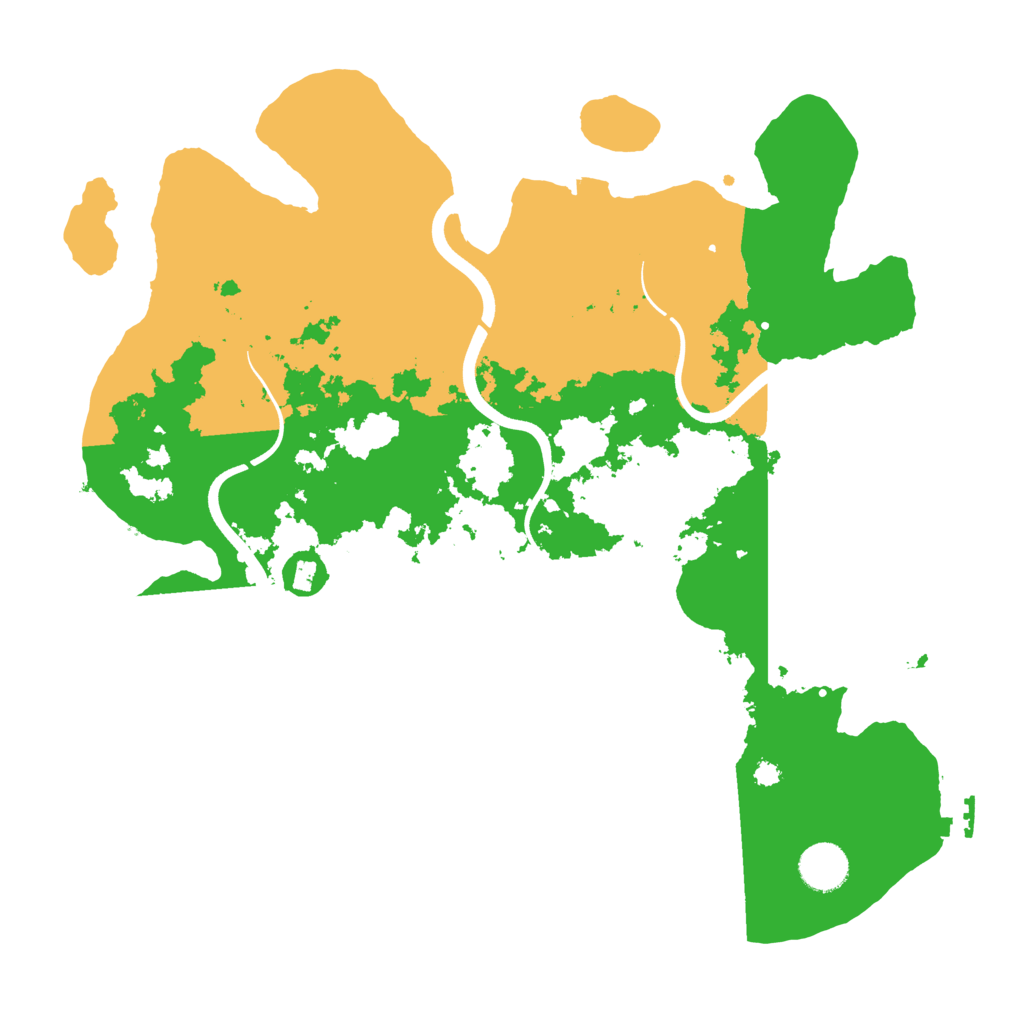 Biome Rust Map: Procedural Map, Size: 3700, Seed: 1909868066