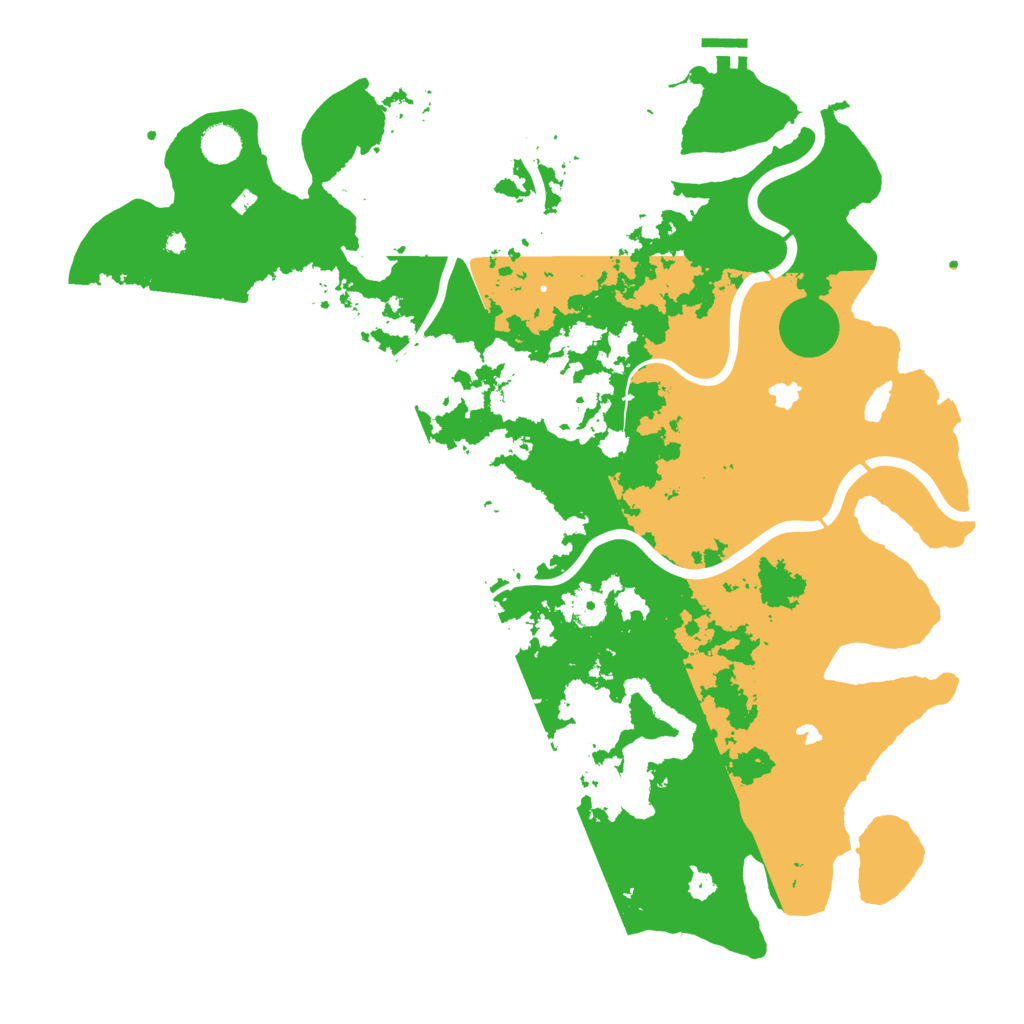 Biome Rust Map: Procedural Map, Size: 4500, Seed: 688933770