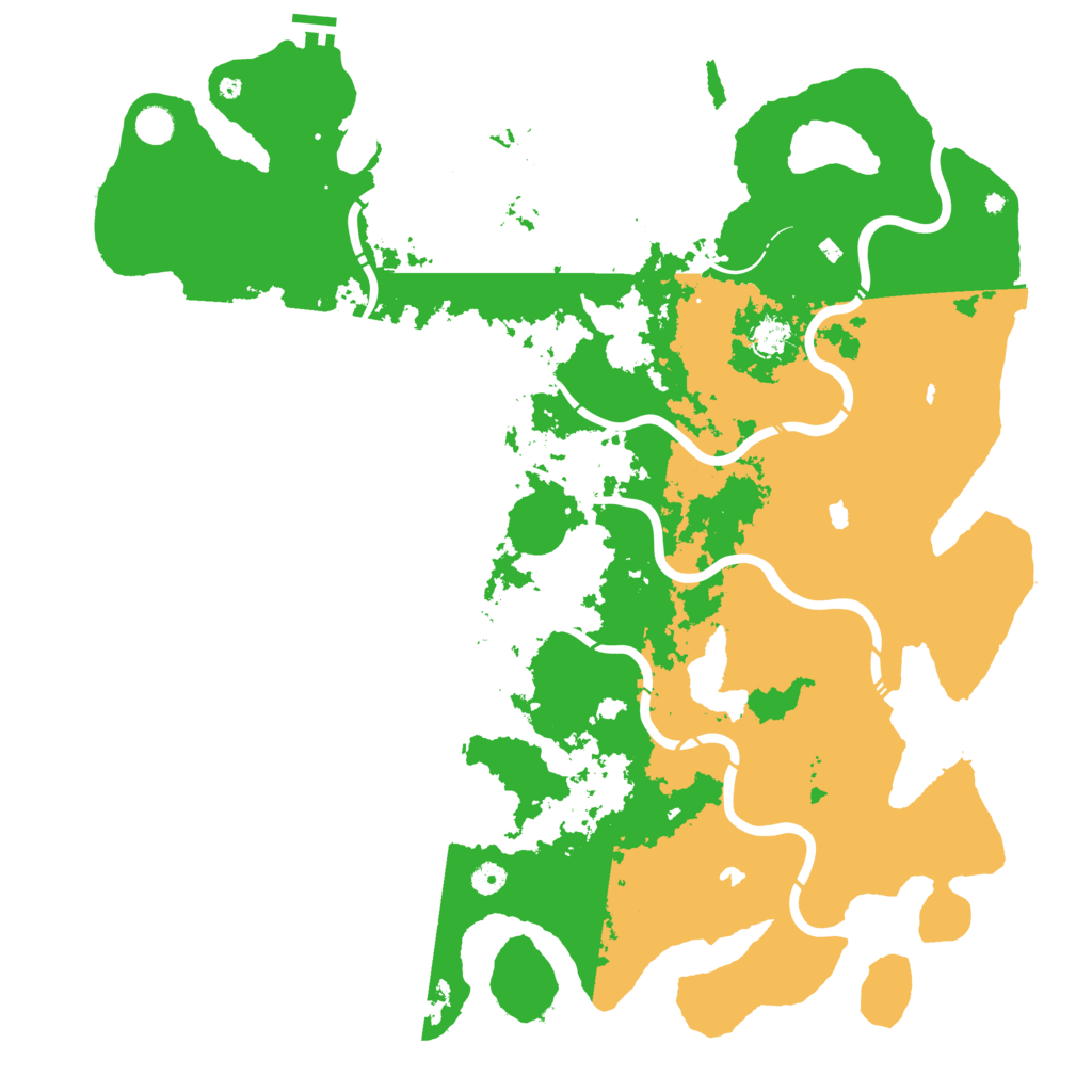 Biome Rust Map: Procedural Map, Size: 5000, Seed: 1465718