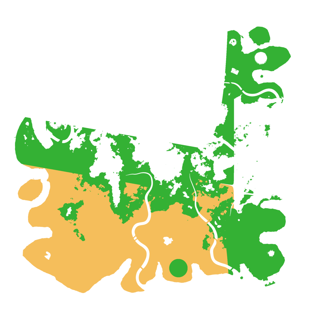 Biome Rust Map: Procedural Map, Size: 4500, Seed: 395181976