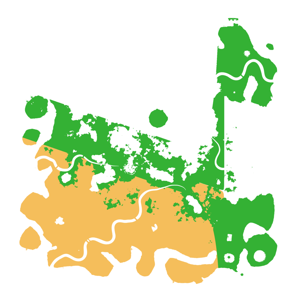 Biome Rust Map: Procedural Map, Size: 4500, Seed: 604143566