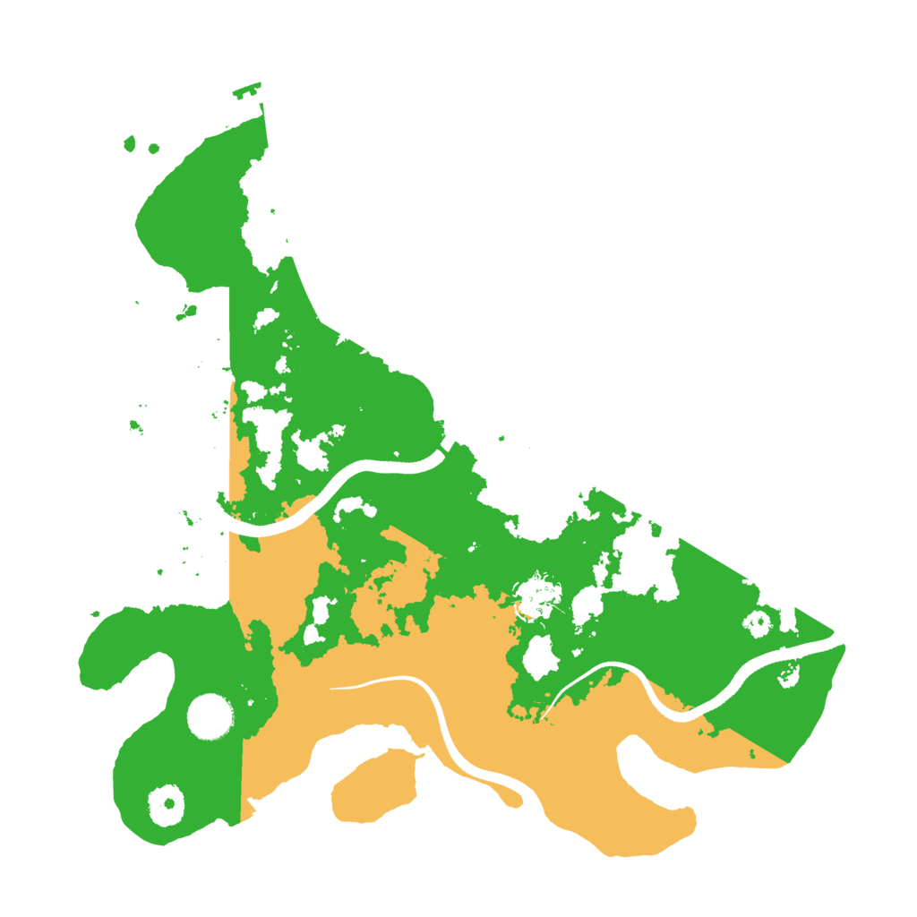 Biome Rust Map: Procedural Map, Size: 3500, Seed: 1712168662