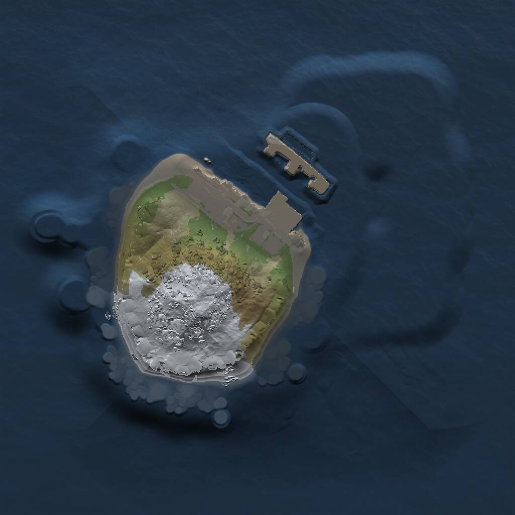 Rust Map: Procedural Map, Size: 1000, Seed: 328713608, 2 Monuments