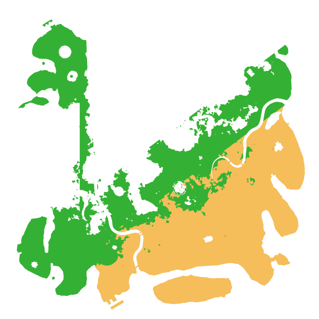 Biome Rust Map: Procedural Map, Size: 4500, Seed: 825743