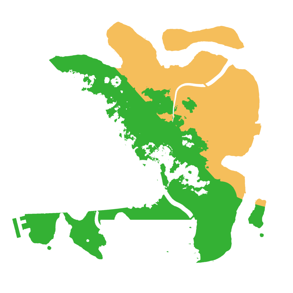 Biome Rust Map: Procedural Map, Size: 3000, Seed: 34546789