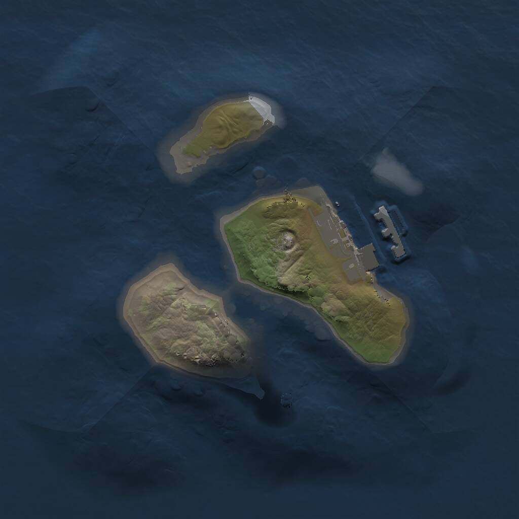 Rust Map: Procedural Map, Size: 1500, Seed: 238496090, 2 Monuments