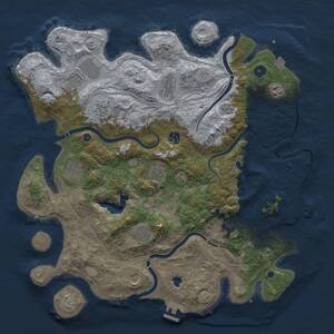 Thumbnail Rust Map: Procedural Map, Size: 4250, Seed: 1967715056, 17 Monuments