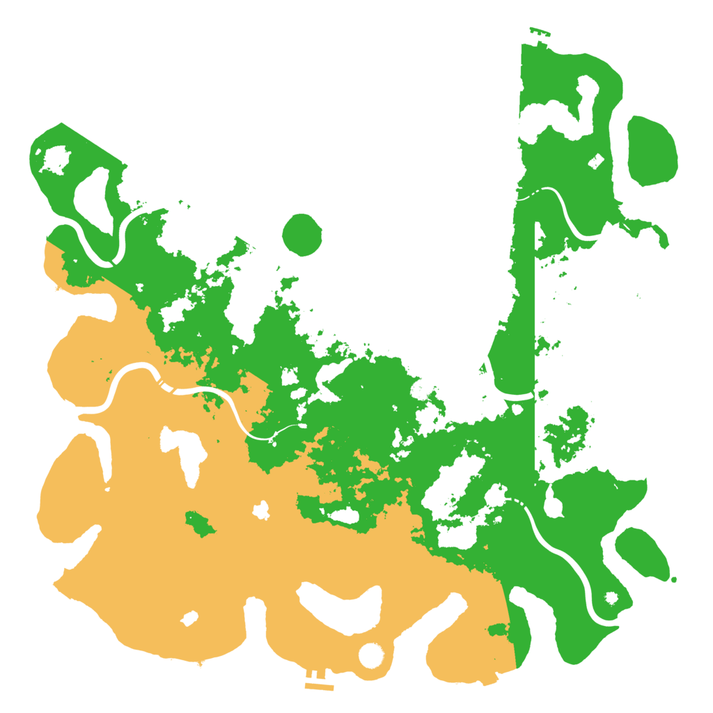Biome Rust Map: Procedural Map, Size: 5000, Seed: 783521098