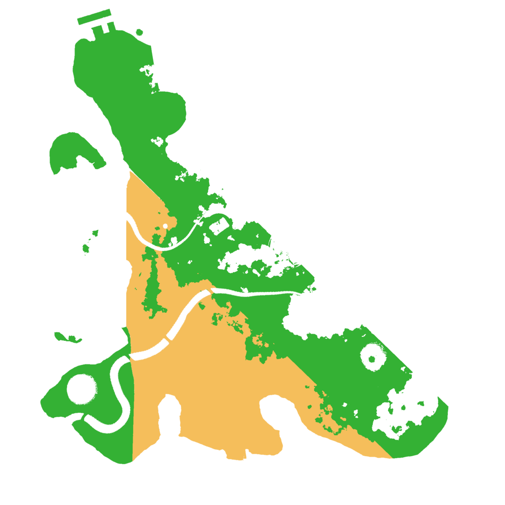 Biome Rust Map: Procedural Map, Size: 3000, Seed: 24547