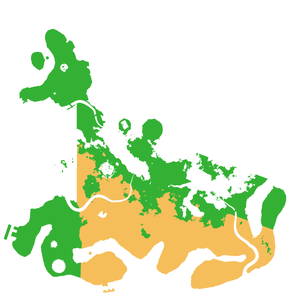 Biome Rust Map: Procedural Map, Size: 4000, Seed: 257970497