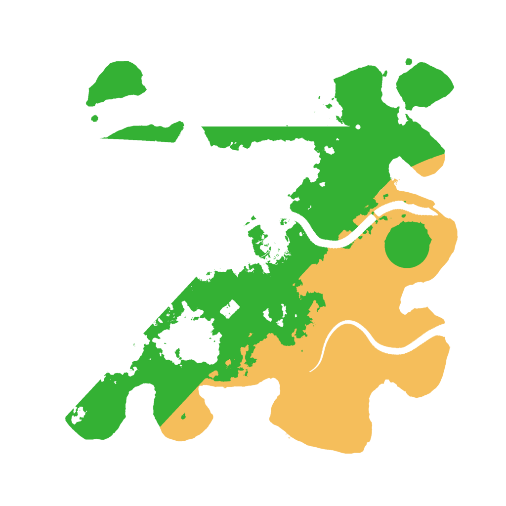 Biome Rust Map: Procedural Map, Size: 3000, Seed: 354662