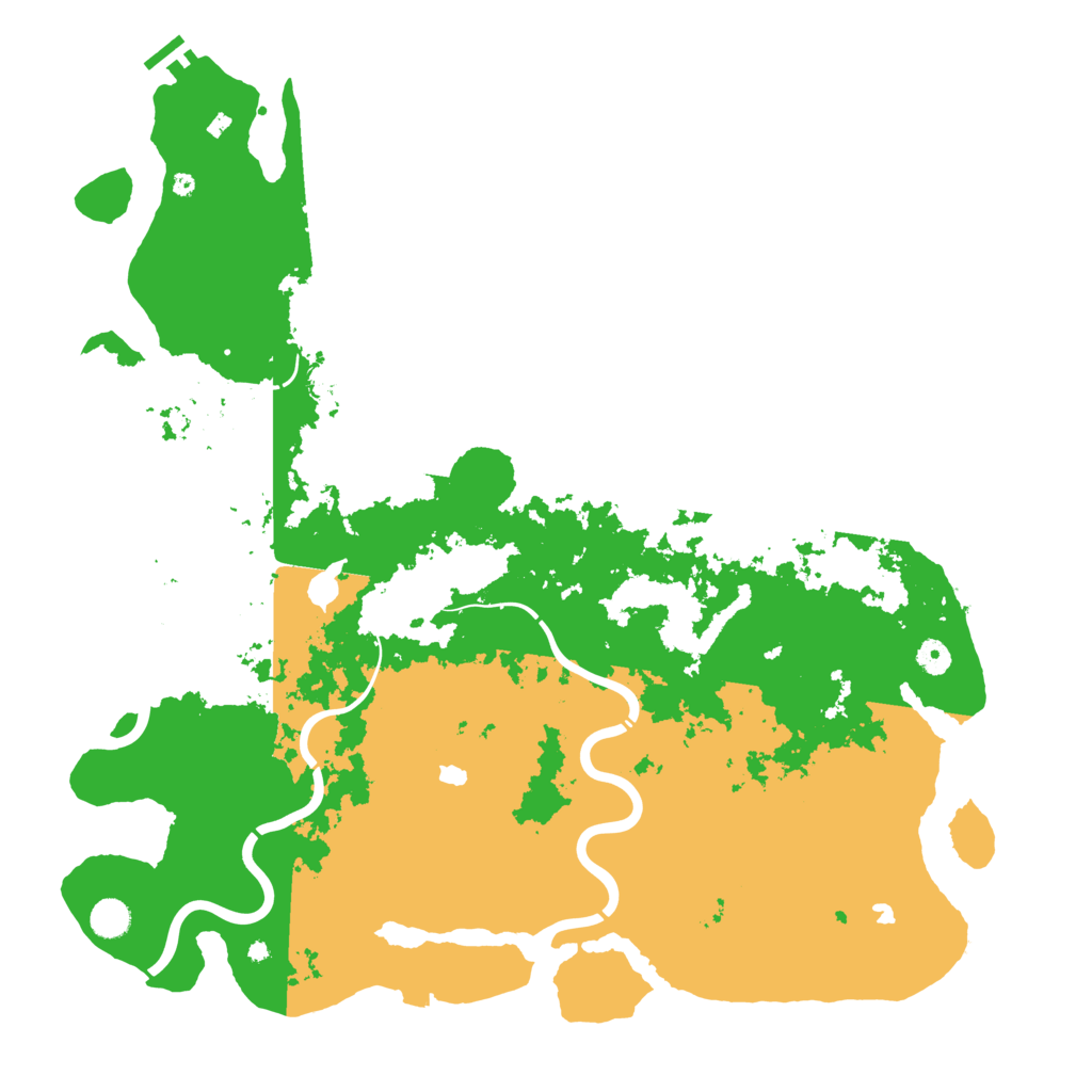 Biome Rust Map: Procedural Map, Size: 4800, Seed: 185003671