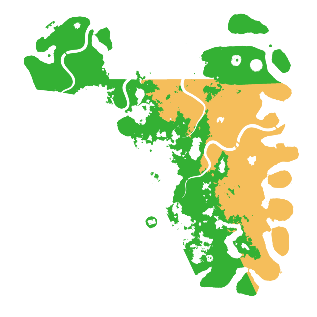 Biome Rust Map: Procedural Map, Size: 4500, Seed: 1247451873