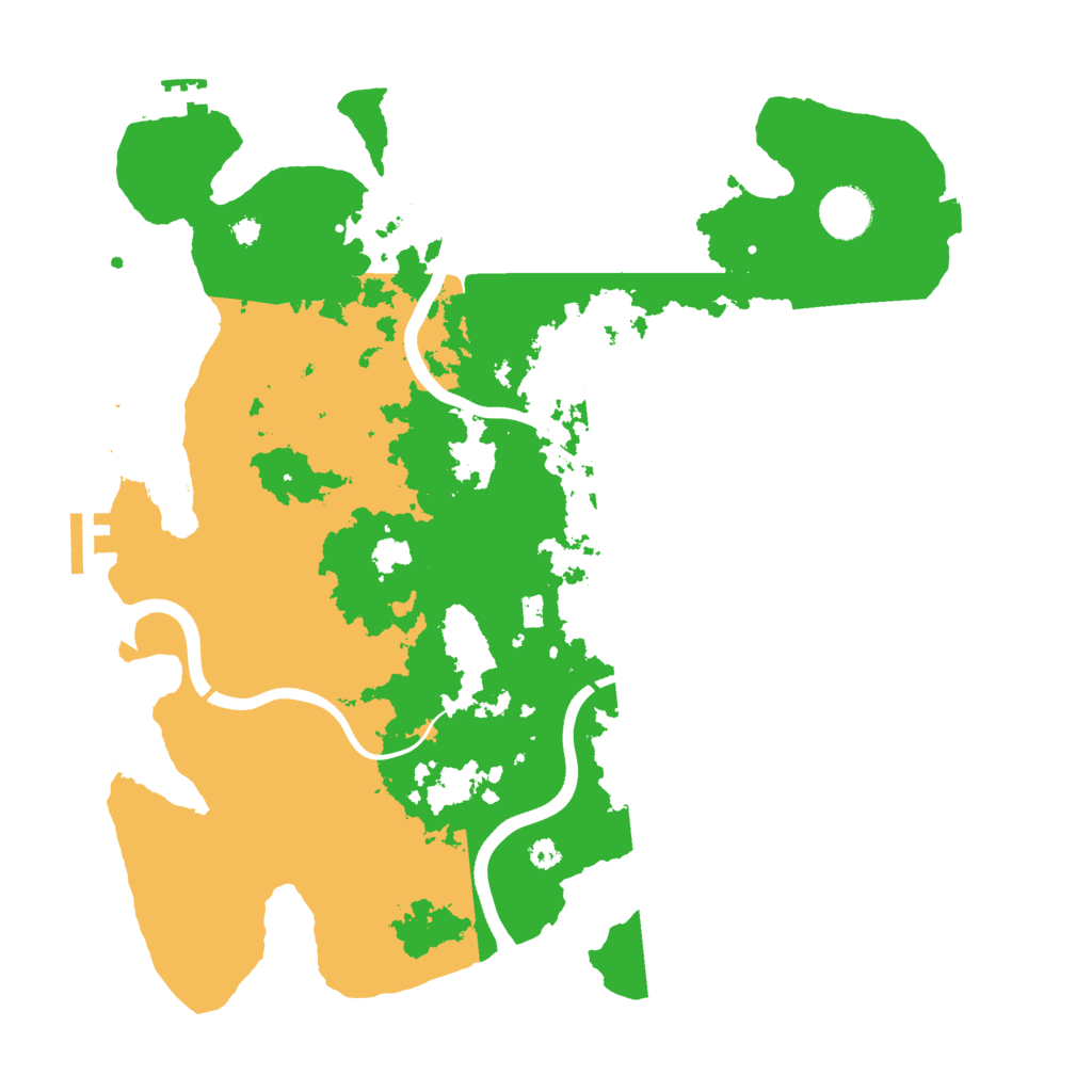 Biome Rust Map: Procedural Map, Size: 3650, Seed: 1177653612