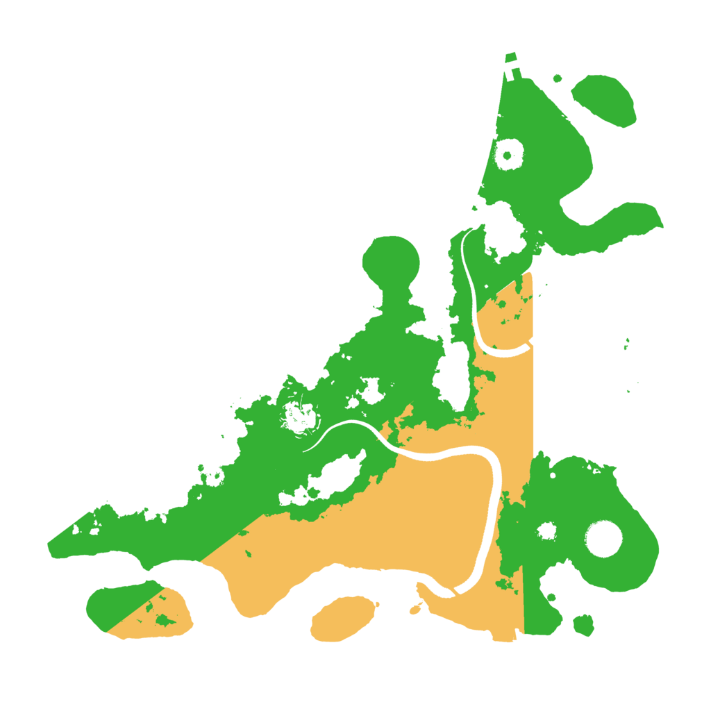 Biome Rust Map: Procedural Map, Size: 3500, Seed: 894436766