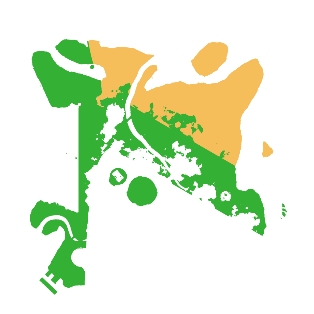 Biome Rust Map: Procedural Map, Size: 3000, Seed: 9030838