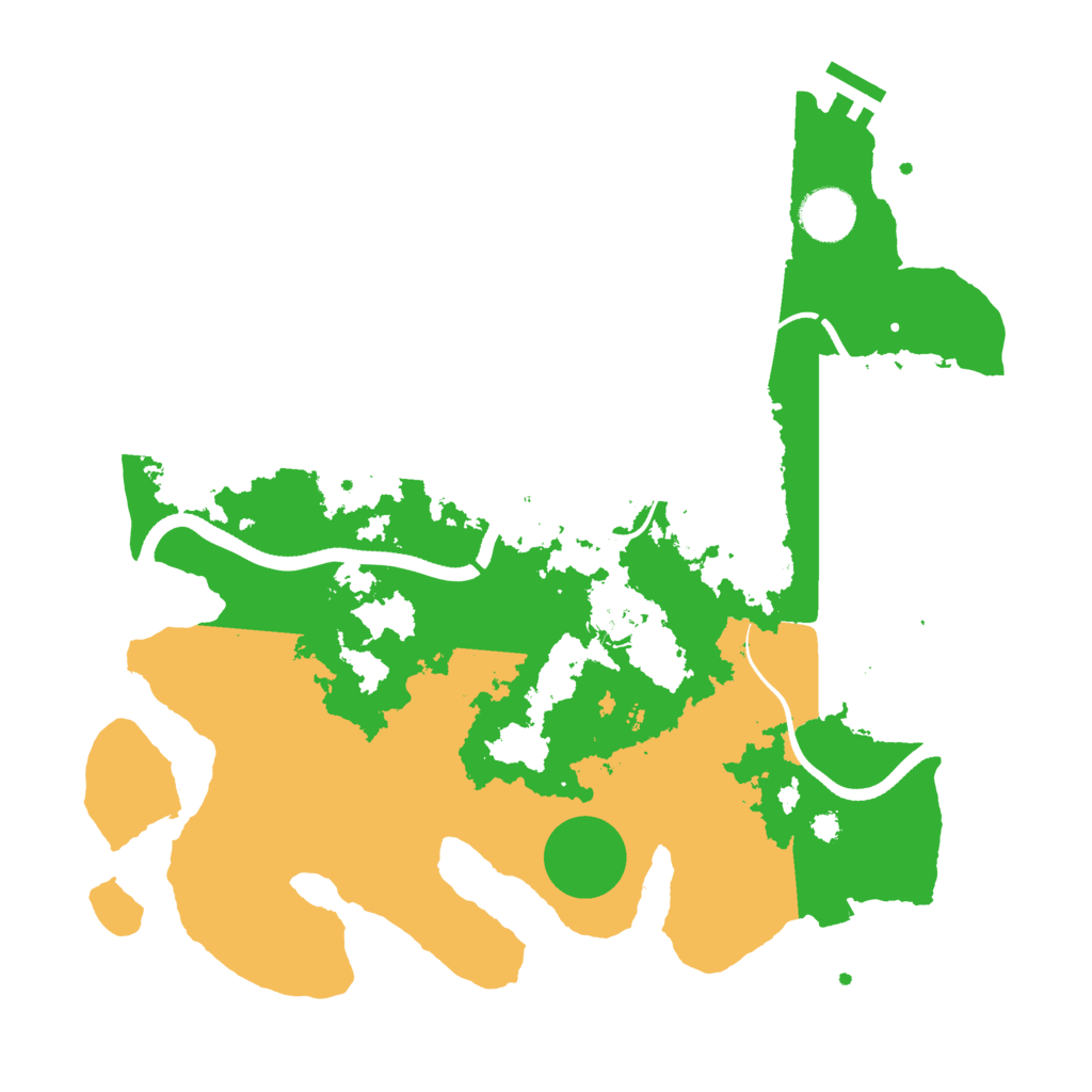 Biome Rust Map: Procedural Map, Size: 3500, Seed: 1374036970