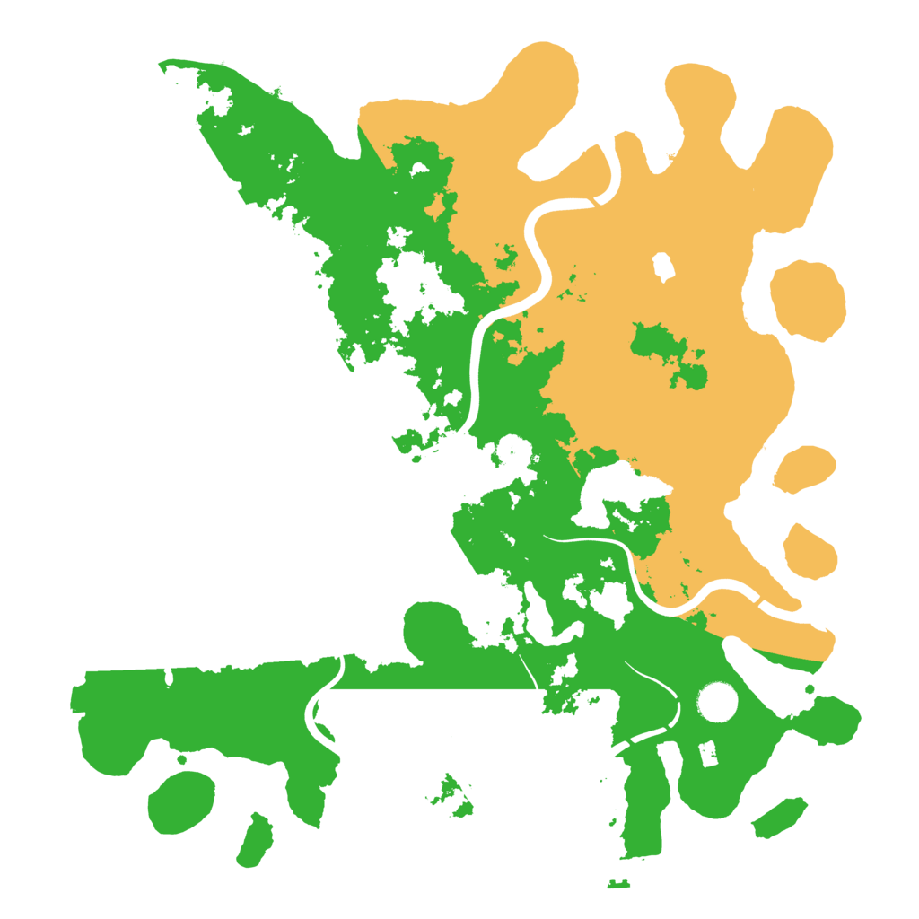 Biome Rust Map: Procedural Map, Size: 4000, Seed: 1208002171