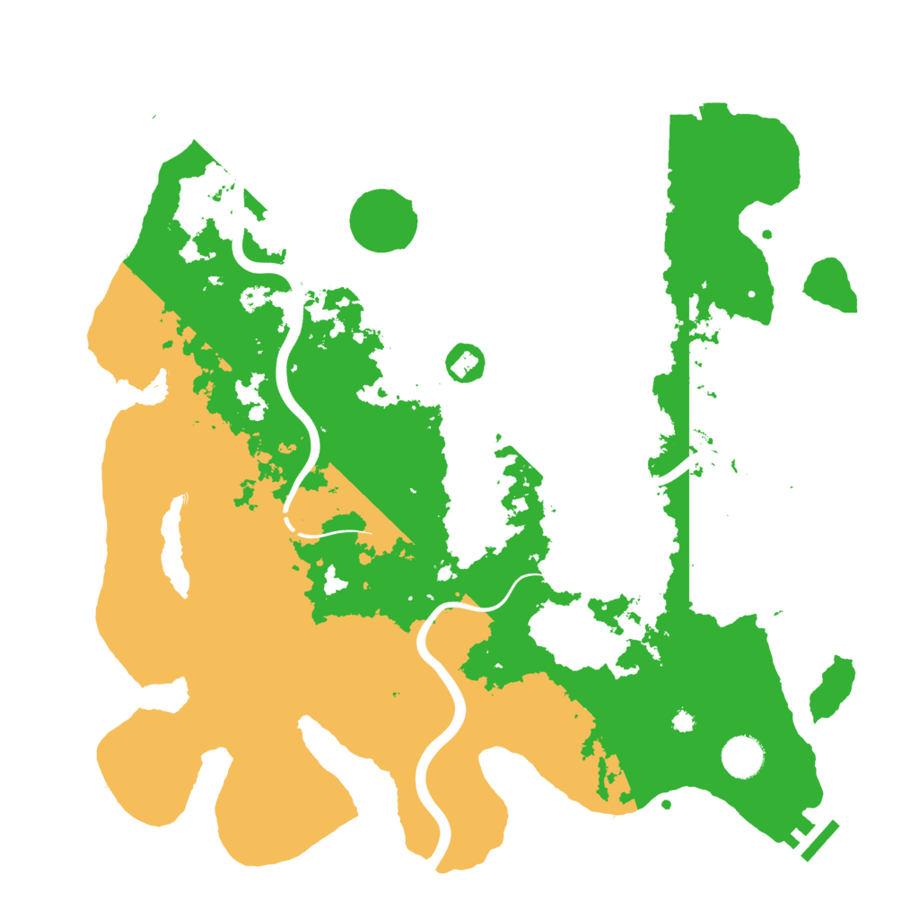 Biome Rust Map: Procedural Map, Size: 3823, Seed: 576911268