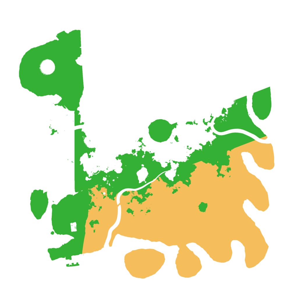 Biome Rust Map: Procedural Map, Size: 3500, Seed: 65903