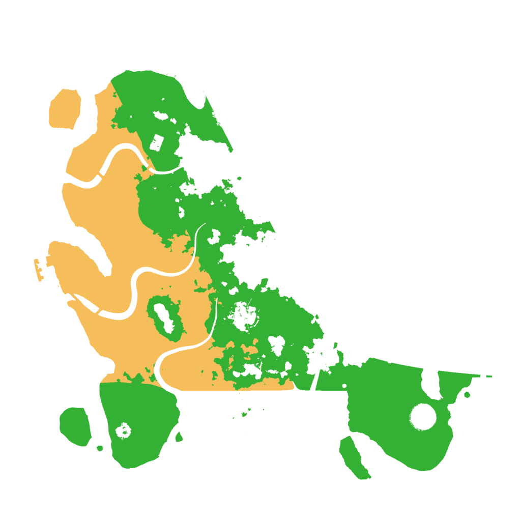 Biome Rust Map: Procedural Map, Size: 3500, Seed: 1543720882