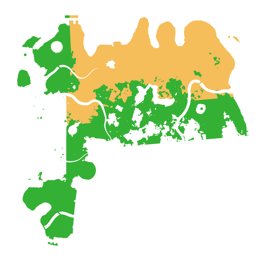 Biome Rust Map: Procedural Map, Size: 4000, Seed: 366441
