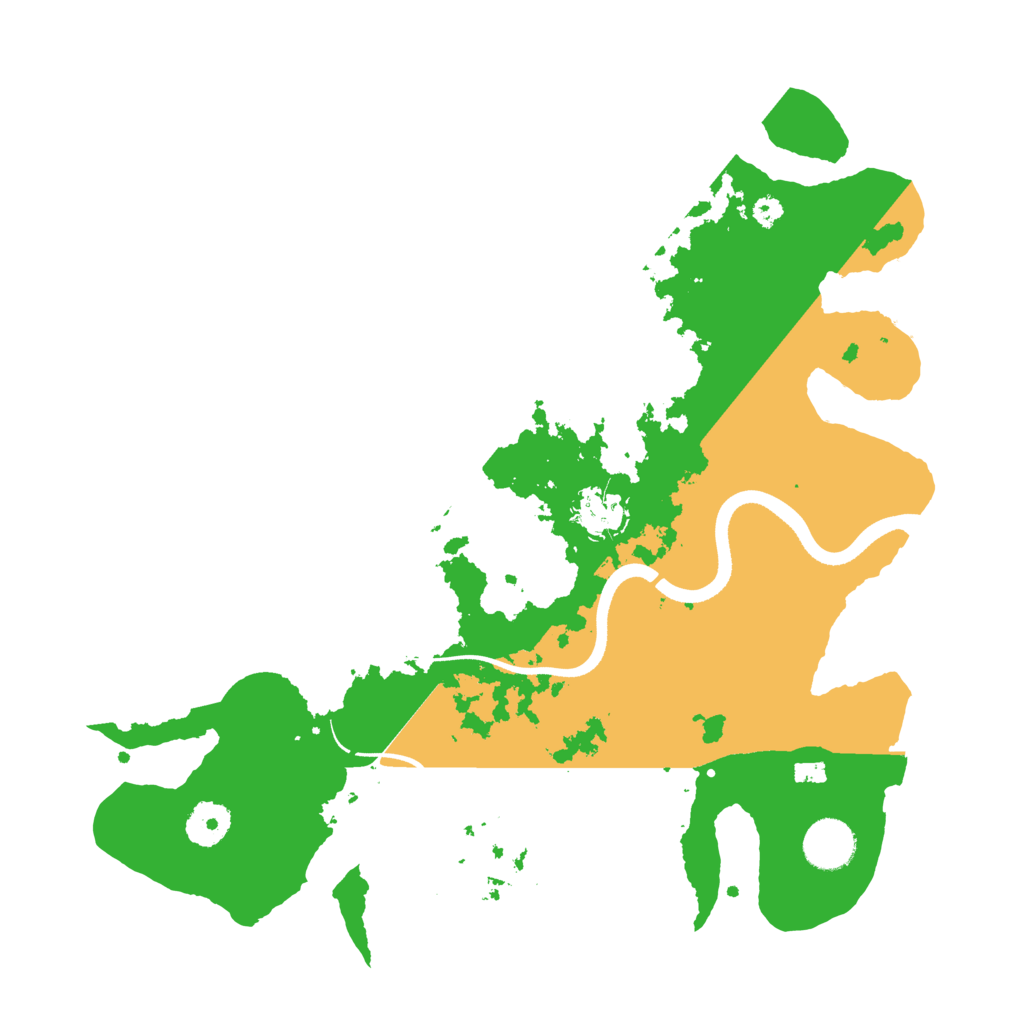 Biome Rust Map: Procedural Map, Size: 3500, Seed: 1174194233