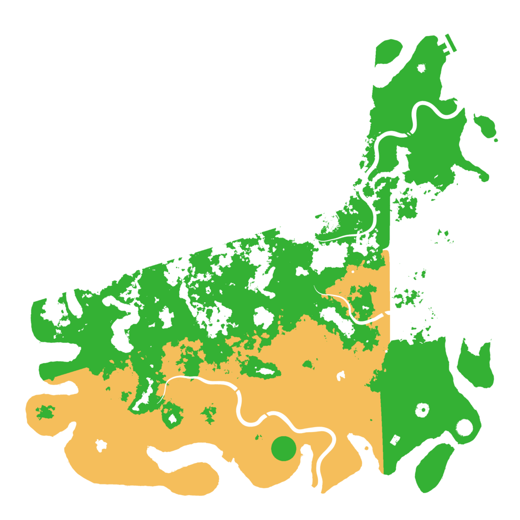 Biome Rust Map: Procedural Map, Size: 5500, Seed: 48719189
