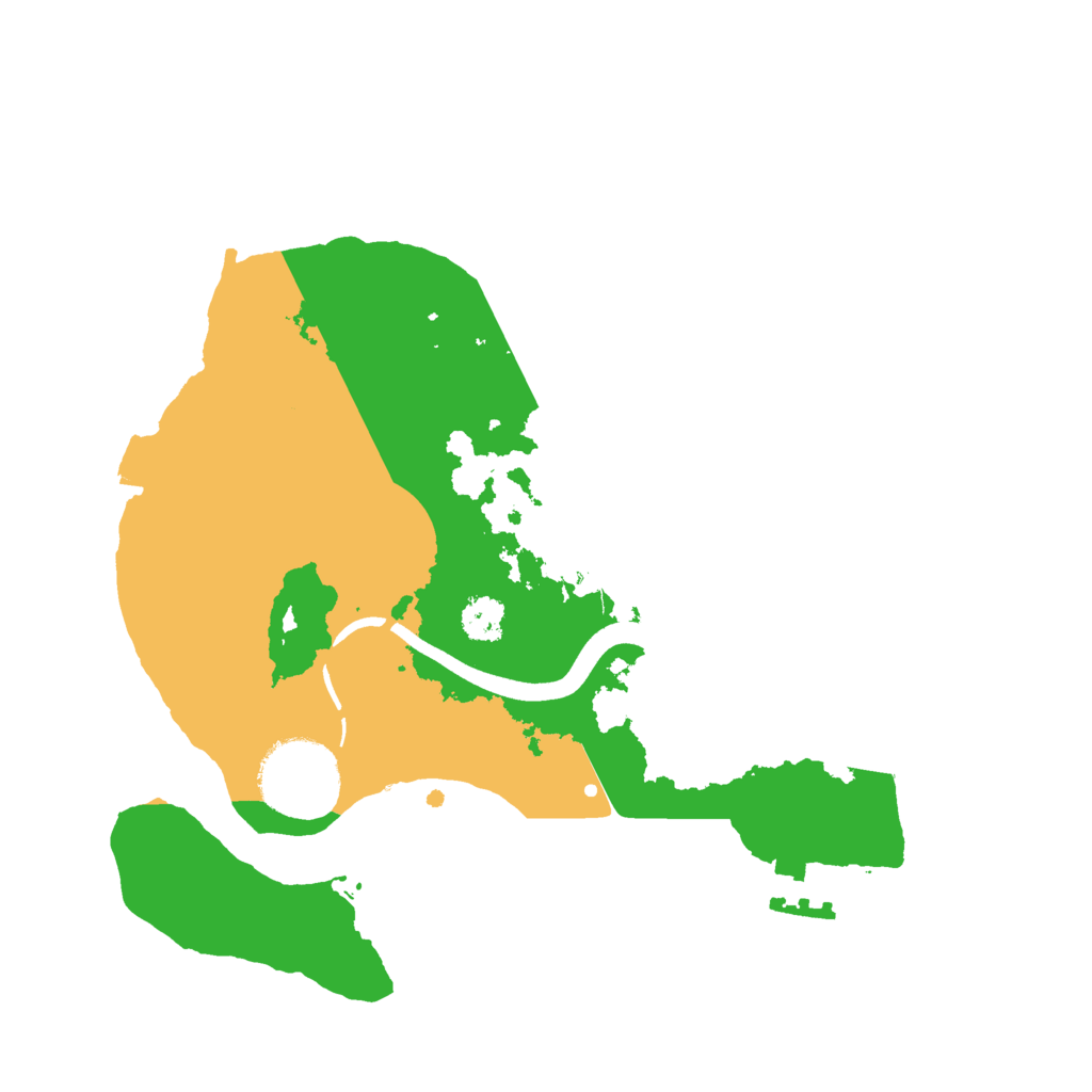Biome Rust Map: Procedural Map, Size: 2500, Seed: 1574396551