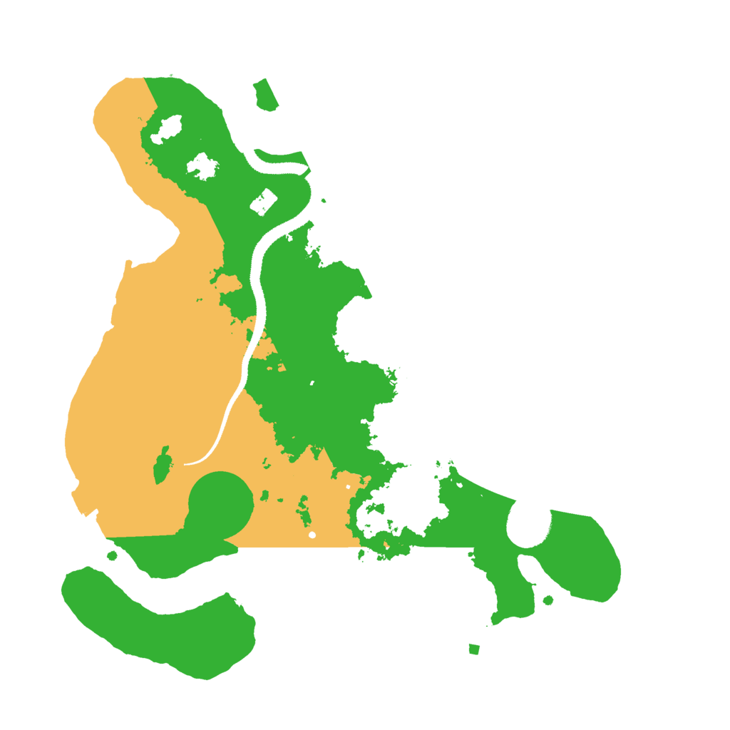 Biome Rust Map: Procedural Map, Size: 3000, Seed: 1574396551