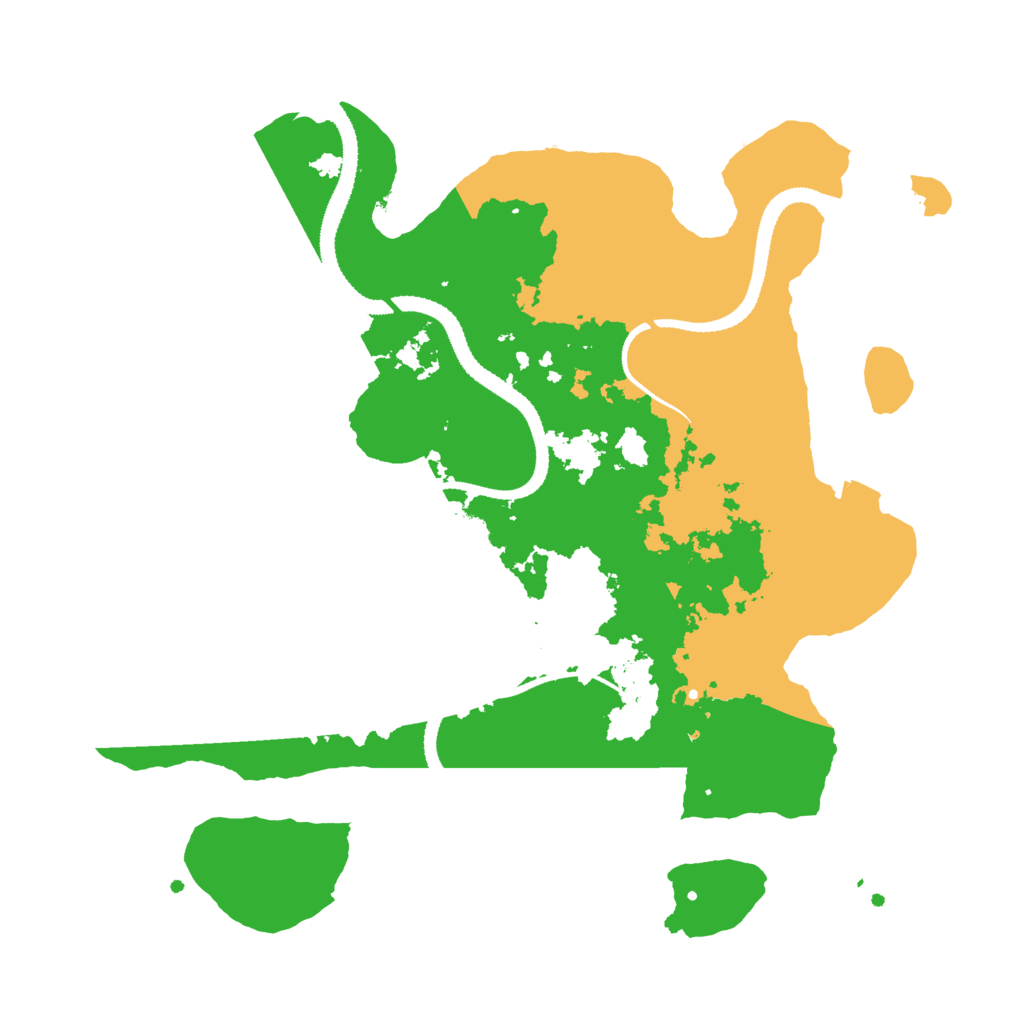 Biome Rust Map: Procedural Map, Size: 3100, Seed: 16004315