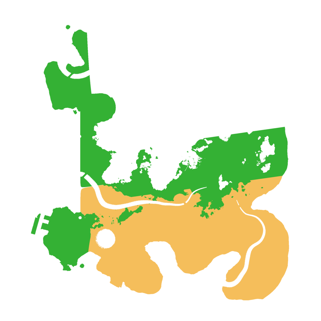 Biome Rust Map: Procedural Map, Size: 3000, Seed: 789654123