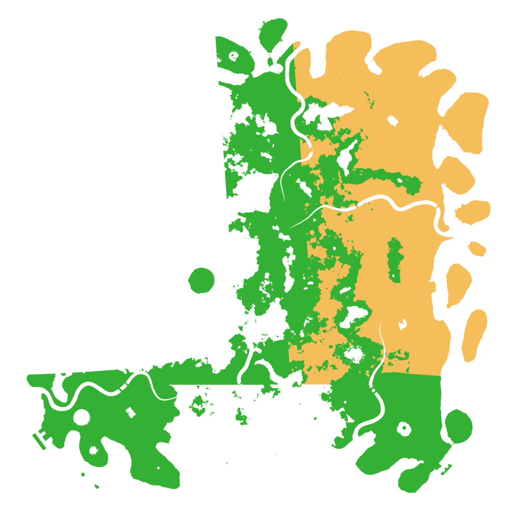 Biome Rust Map: Procedural Map, Size: 5500, Seed: 29943765