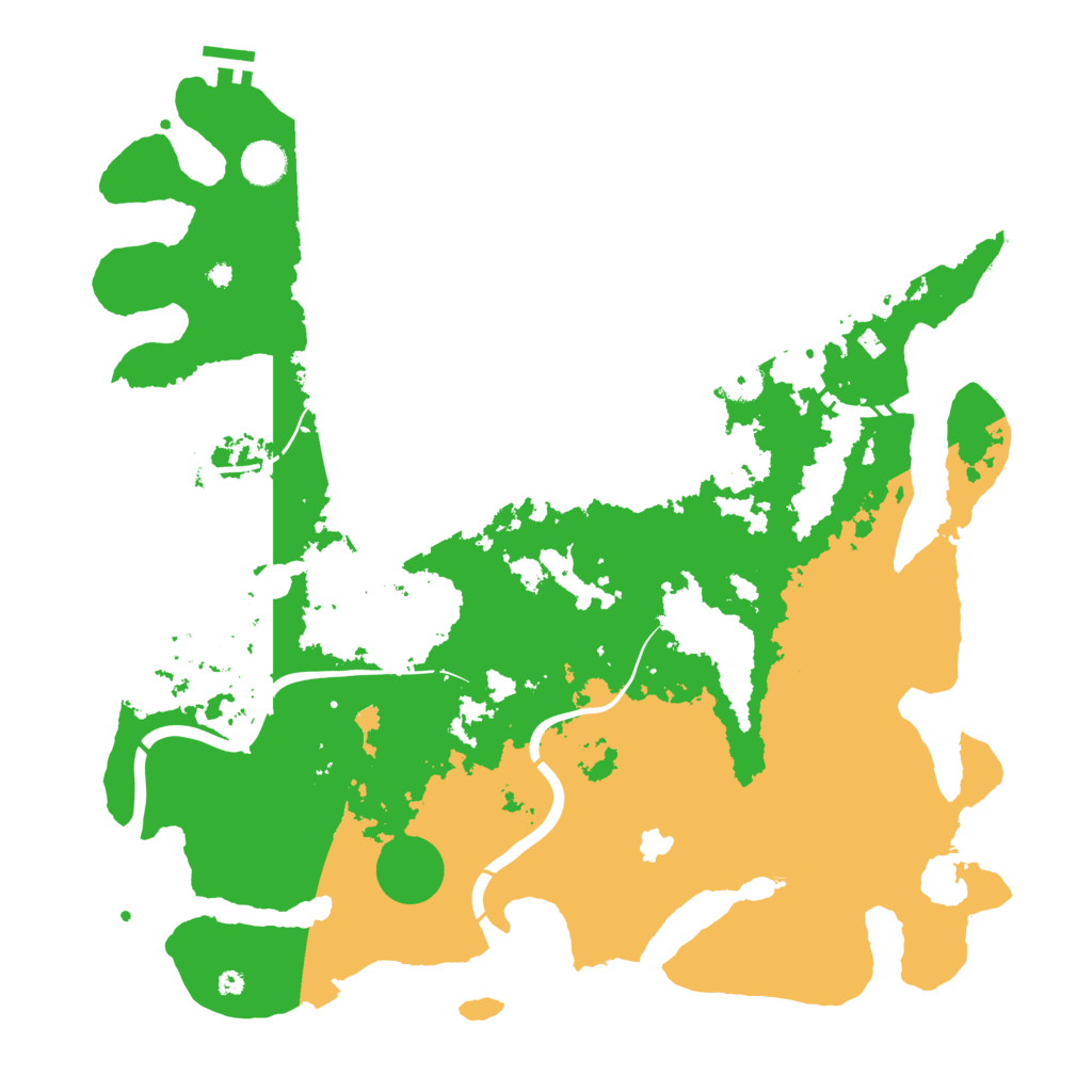 Biome Rust Map: Procedural Map, Size: 4250, Seed: 427450905