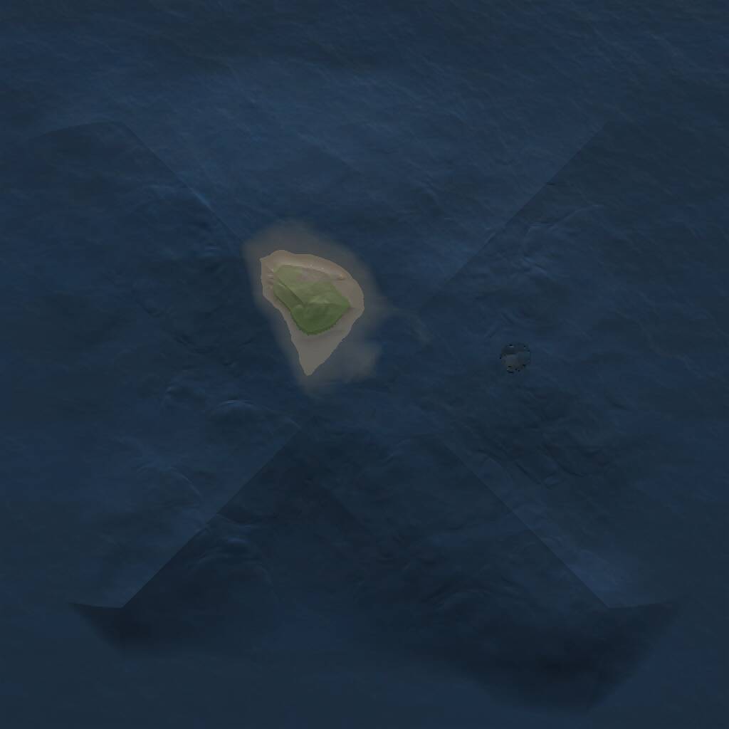 Rust Map: Procedural Map, Size: 1000, Seed: 89611, 1 Monuments