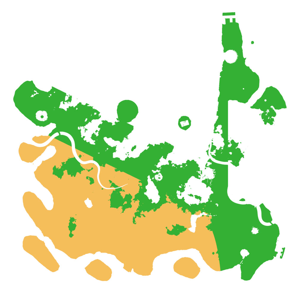 Biome Rust Map: Procedural Map, Size: 4000, Seed: 1234557780