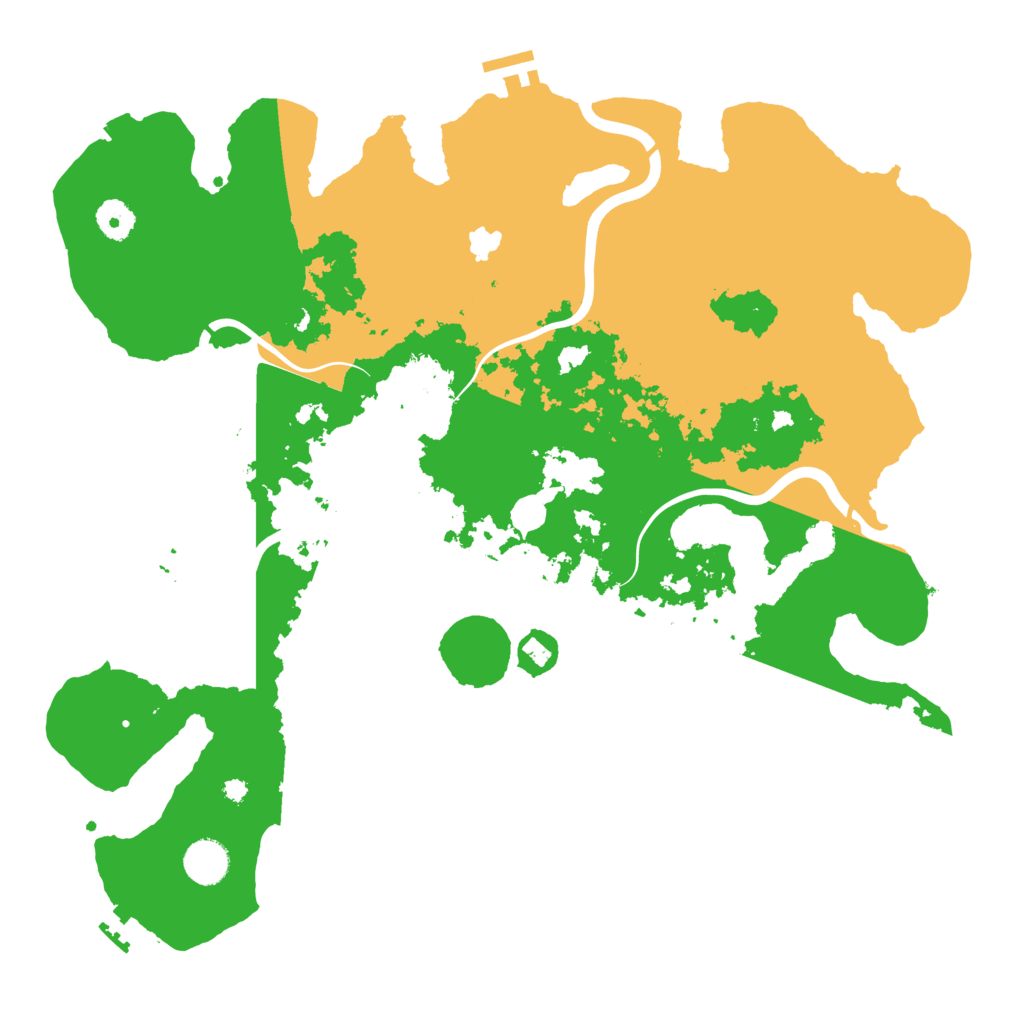 Biome Rust Map: Procedural Map, Size: 4000, Seed: 1650330929