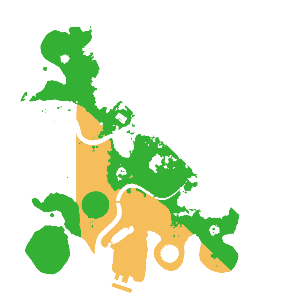 Biome Rust Map: Procedural Map, Size: 3000, Seed: 9954673