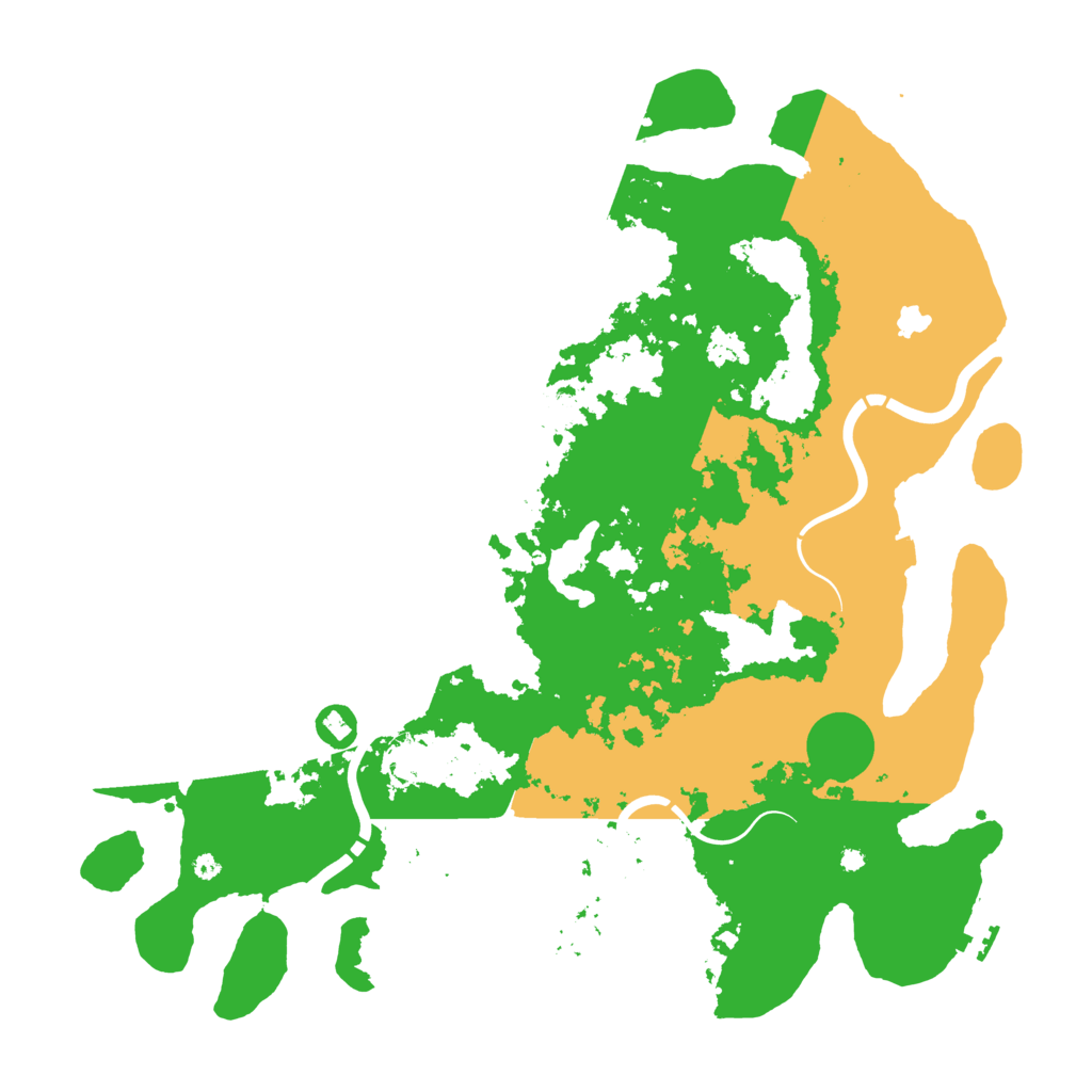 Biome Rust Map: Procedural Map, Size: 4250, Seed: 985719360