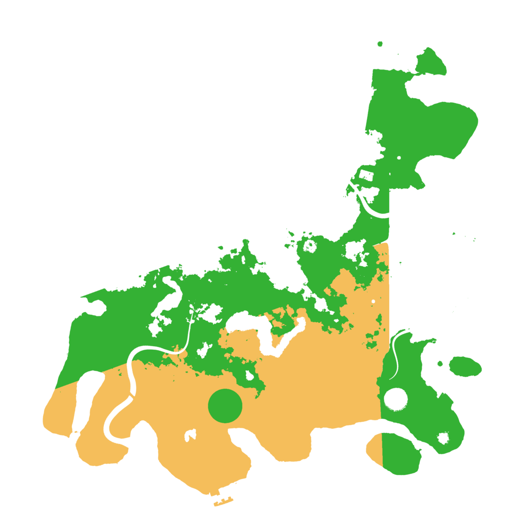 Biome Rust Map: Procedural Map, Size: 4000, Seed: 2351537