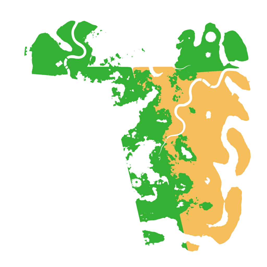 Biome Rust Map: Procedural Map, Size: 4500, Seed: 637707629