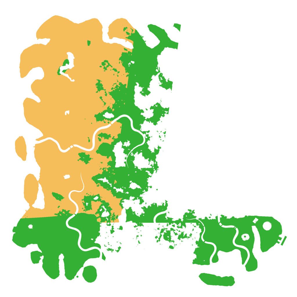 Biome Rust Map: Procedural Map, Size: 6000, Seed: 12234234