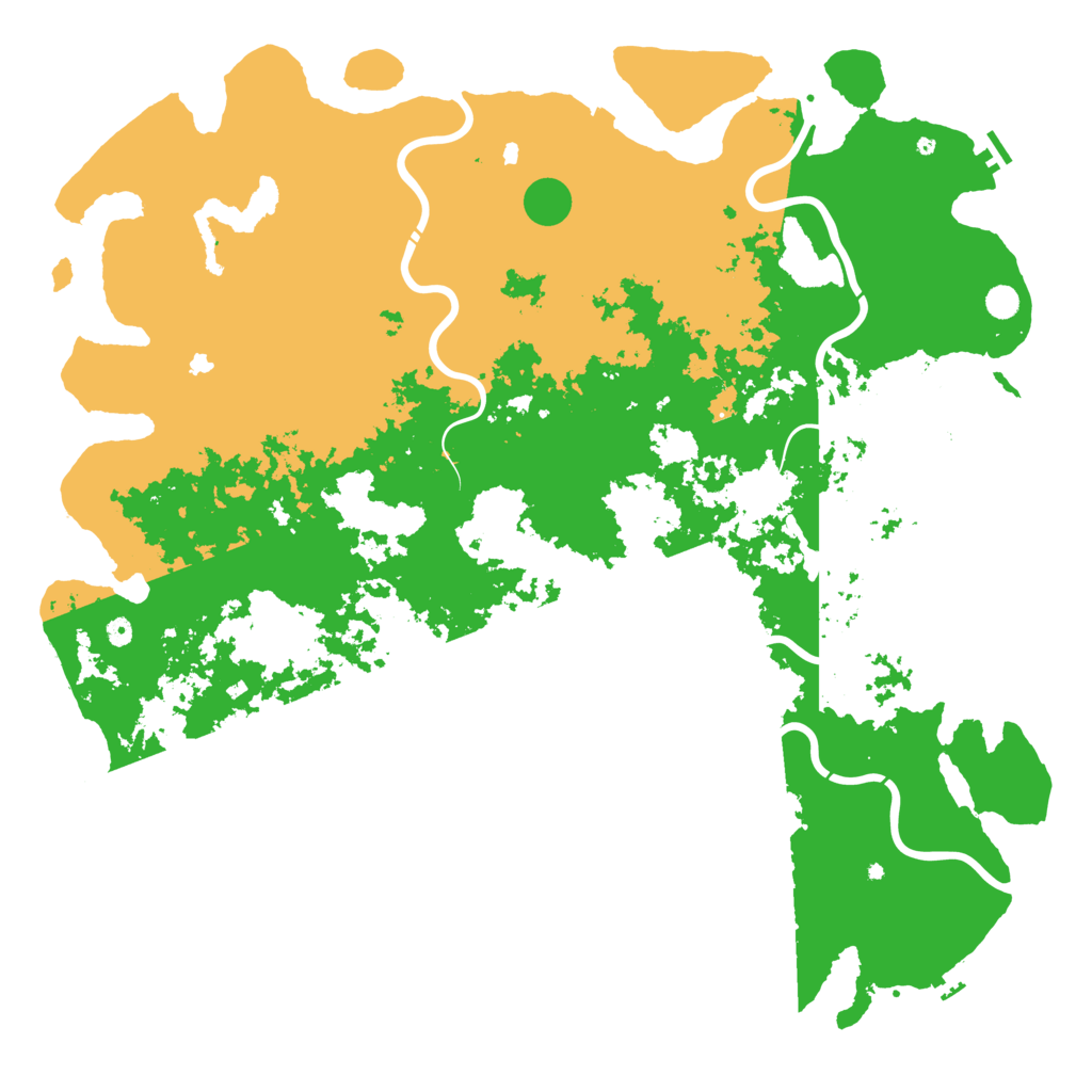 Biome Rust Map: Procedural Map, Size: 6000, Seed: 815502568