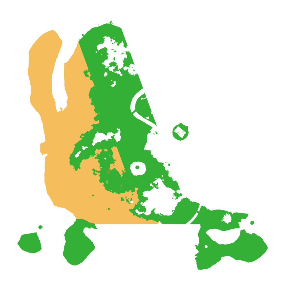 Biome Rust Map: Procedural Map, Size: 3000, Seed: 2064490784