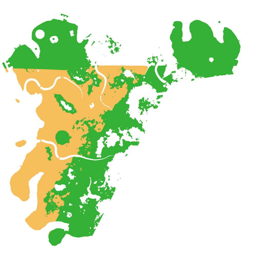 Biome Rust Map: Procedural Map, Size: 5000, Seed: 484396338